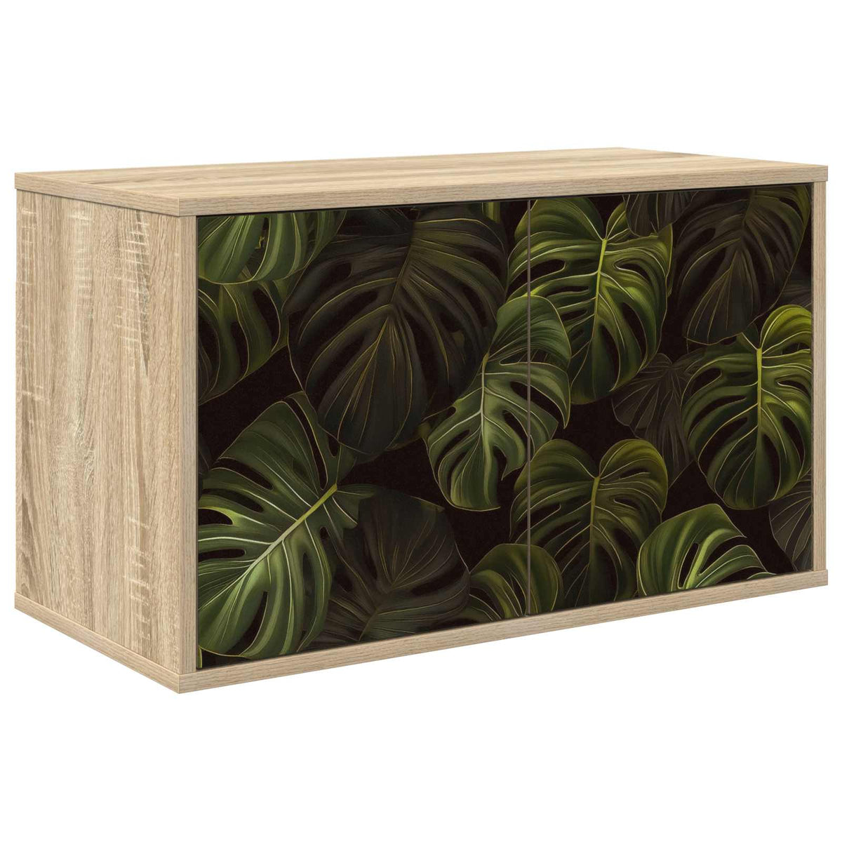 Wandgemonteerd tv-meubel ELBURG 69 x 33 x 40 cm Sonoma Eiken is nu te koop bij PeponiXL, paradijselijk wonen!