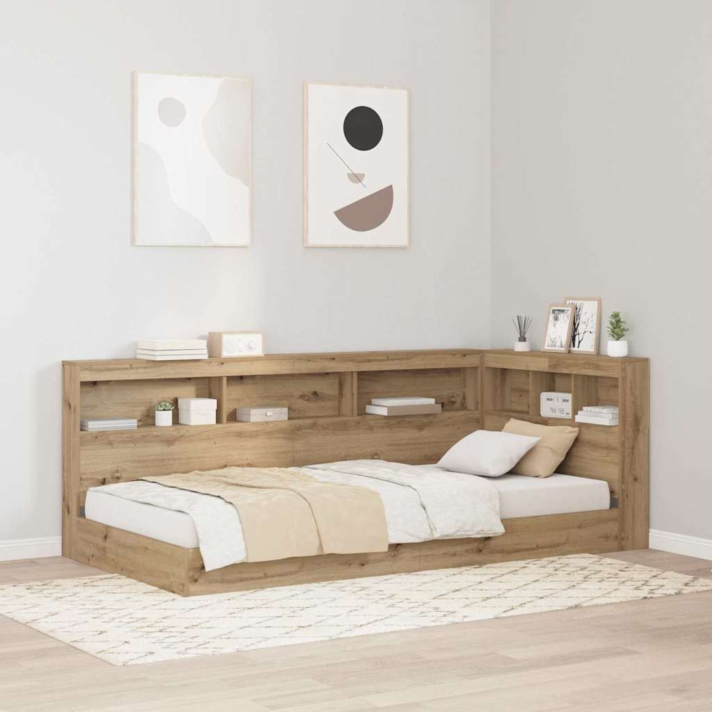 Opberghoofdbord Artisan Eiken Bewerkt hout is nu te koop bij PeponiXL, paradijselijk wonen!