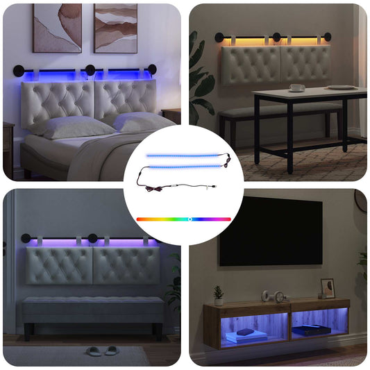 LED-strip 110 cm Meerkleurig PVC is nu te koop bij PeponiXL, paradijselijk wonen!