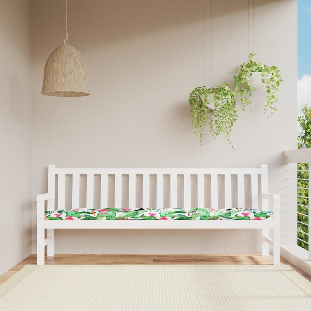 Tuinbankkussen 200x50x7 cm stof meerkleurig is nu te koop bij PeponiXL, paradijselijk wonen!