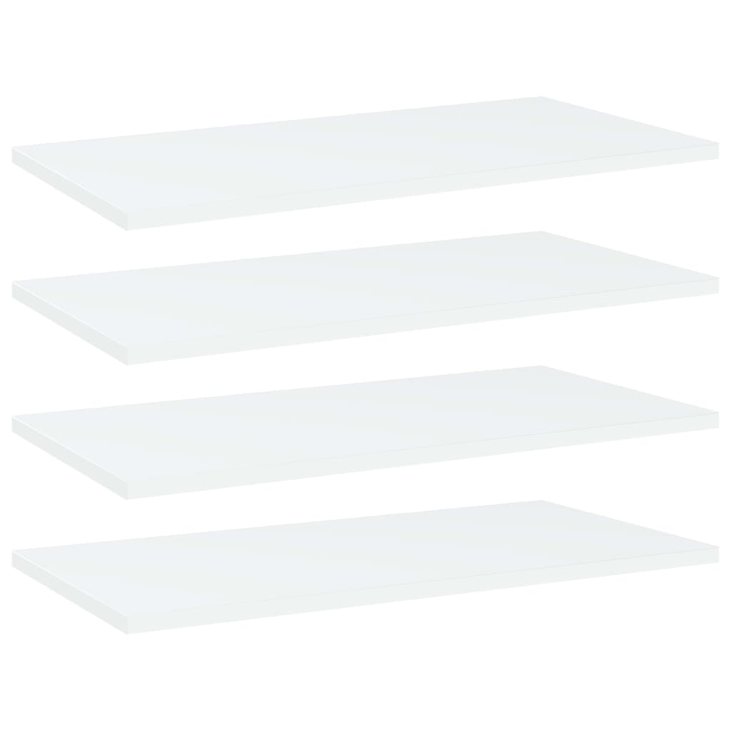 Wandschappen 4 st 60x30x1,5 cm spaanplaat wit is nu te koop bij PeponiXL, paradijselijk wonen!