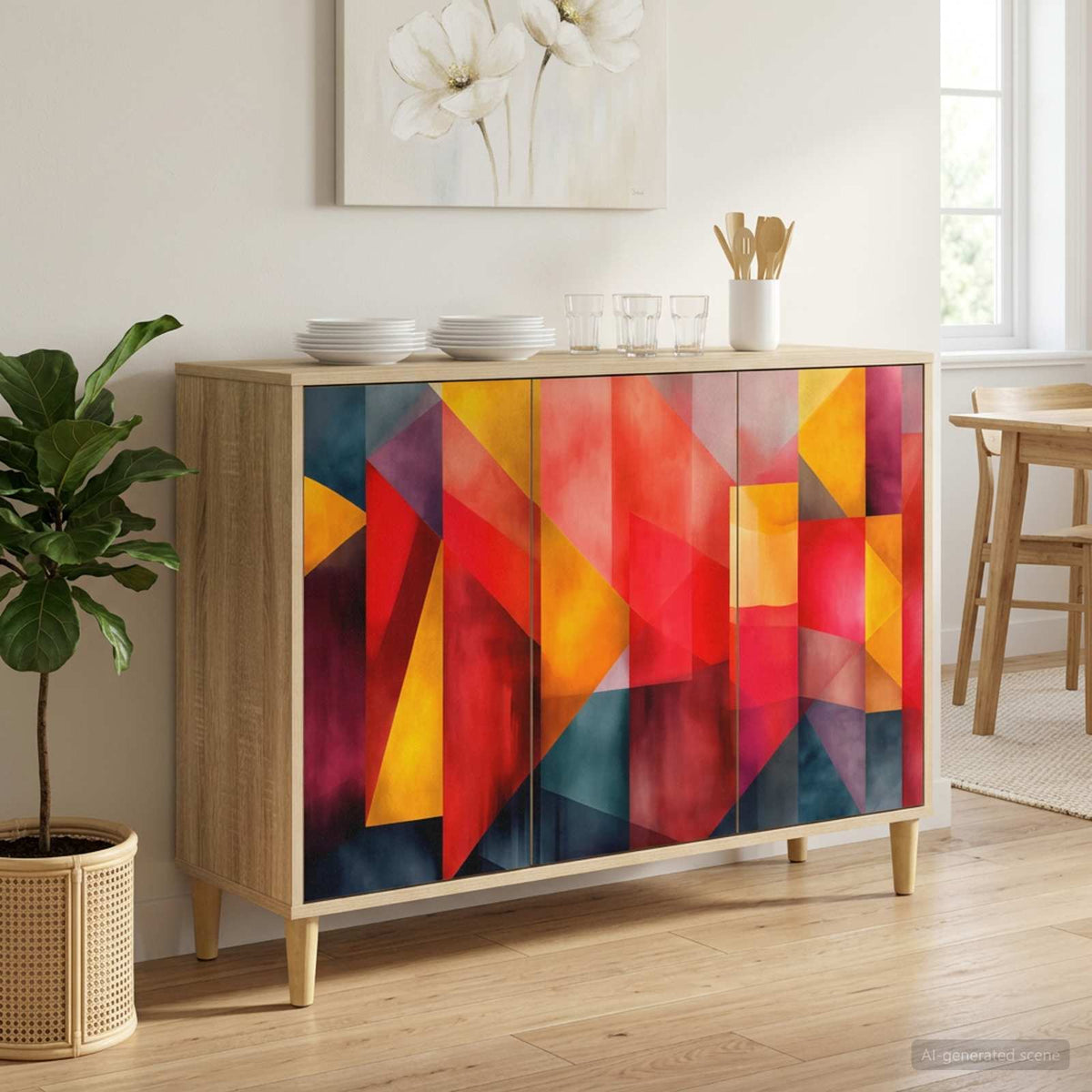 Dressoir HEESCH Sonoma 102 x 33 x 75 cm Bewerkt hout is nu te koop bij PeponiXL, paradijselijk wonen!
