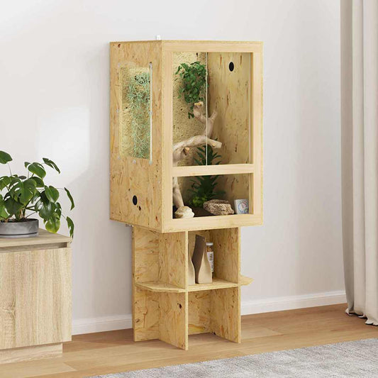 Terrarium Bruin 50 x 50 x 130 cm OSB is nu te koop bij PeponiXL, paradijselijk wonen!