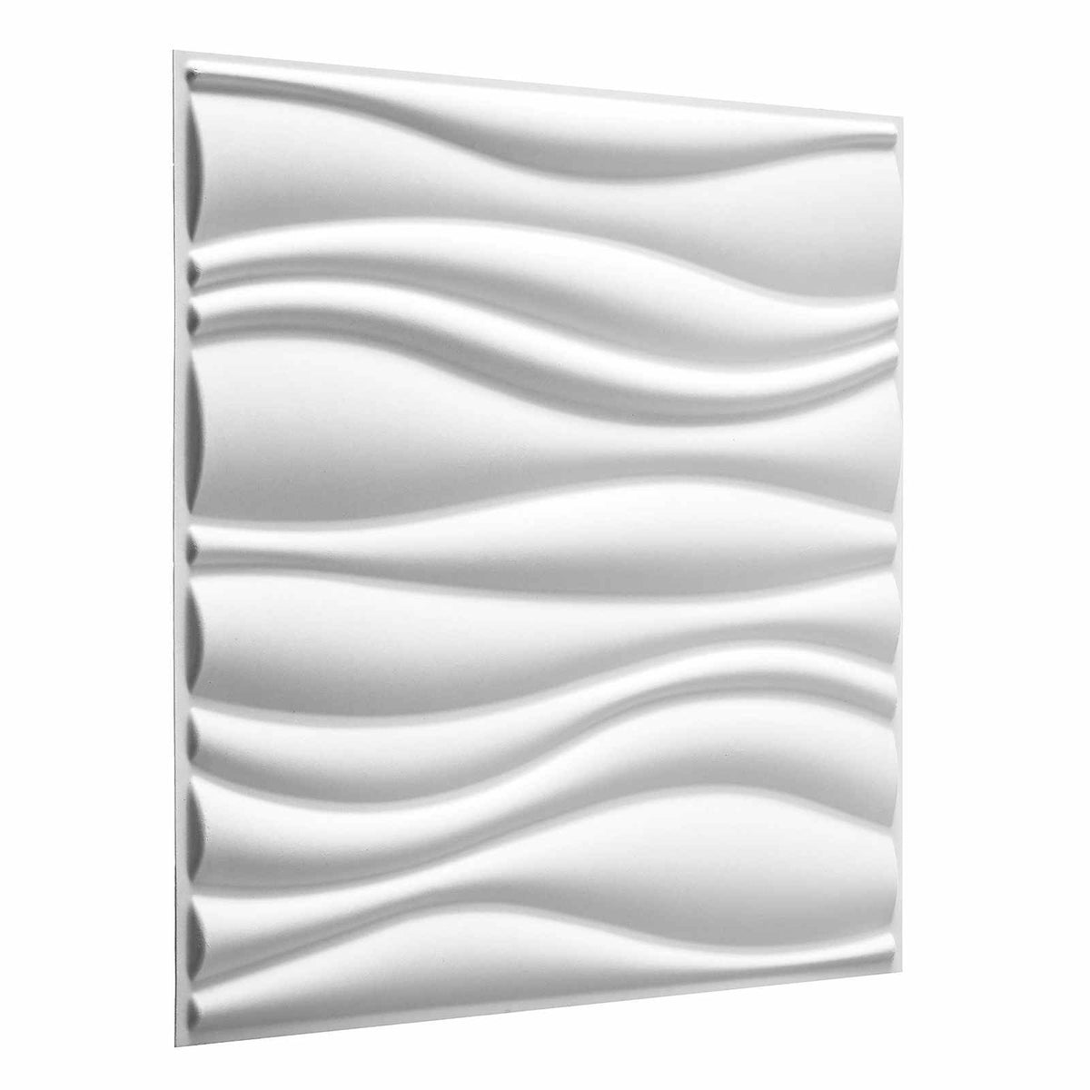 Wandpanelen 12 pcs Wit 50 x 50 cm Gevormde Natuurlijke Plantenvezel is nu te koop bij PeponiXL, paradijselijk wonen!