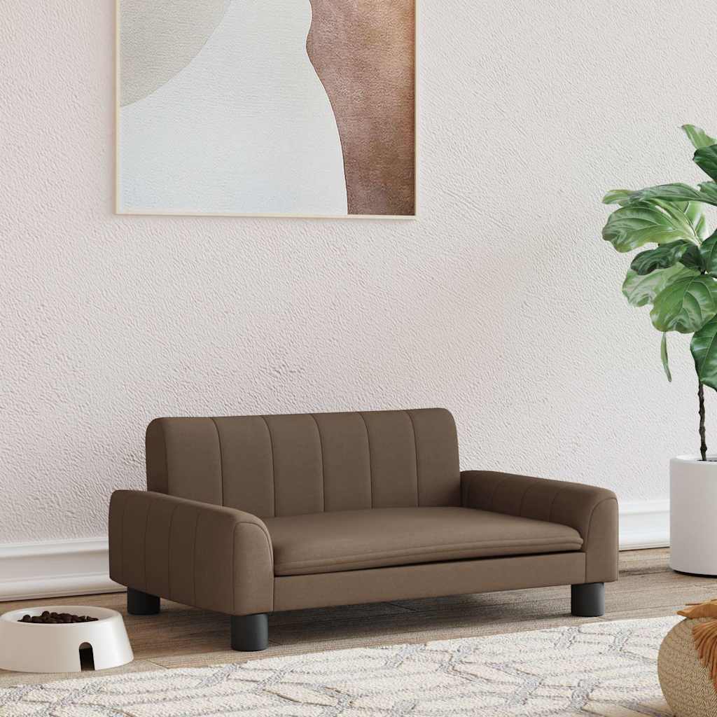 Hondenmand 70x45x30 cm stof bruin is nu te koop bij PeponiXL, paradijselijk wonen!