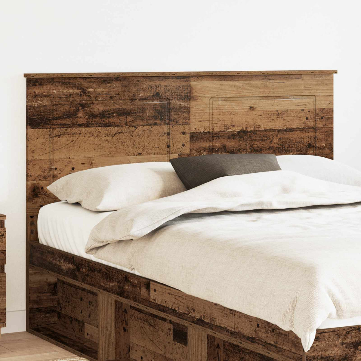 Hoofdbord Oudhout 100 cm Geconstrueerd hout is nu te koop bij PeponiXL, paradijselijk wonen!