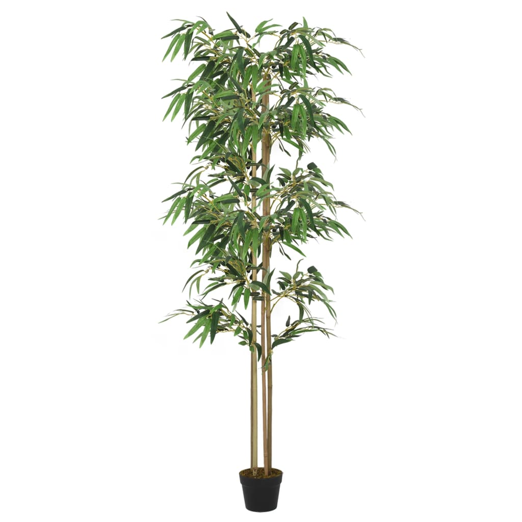 Kunstplant bamboe 1520 bladeren 200 cm groen is nu te koop bij PeponiXL, paradijselijk wonen!