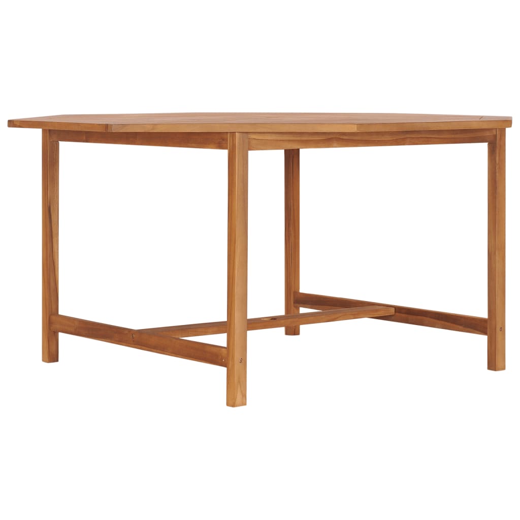 Tuintafel 150x150x75 cm massief teakhout is nu te koop bij PeponiXL, paradijselijk wonen!