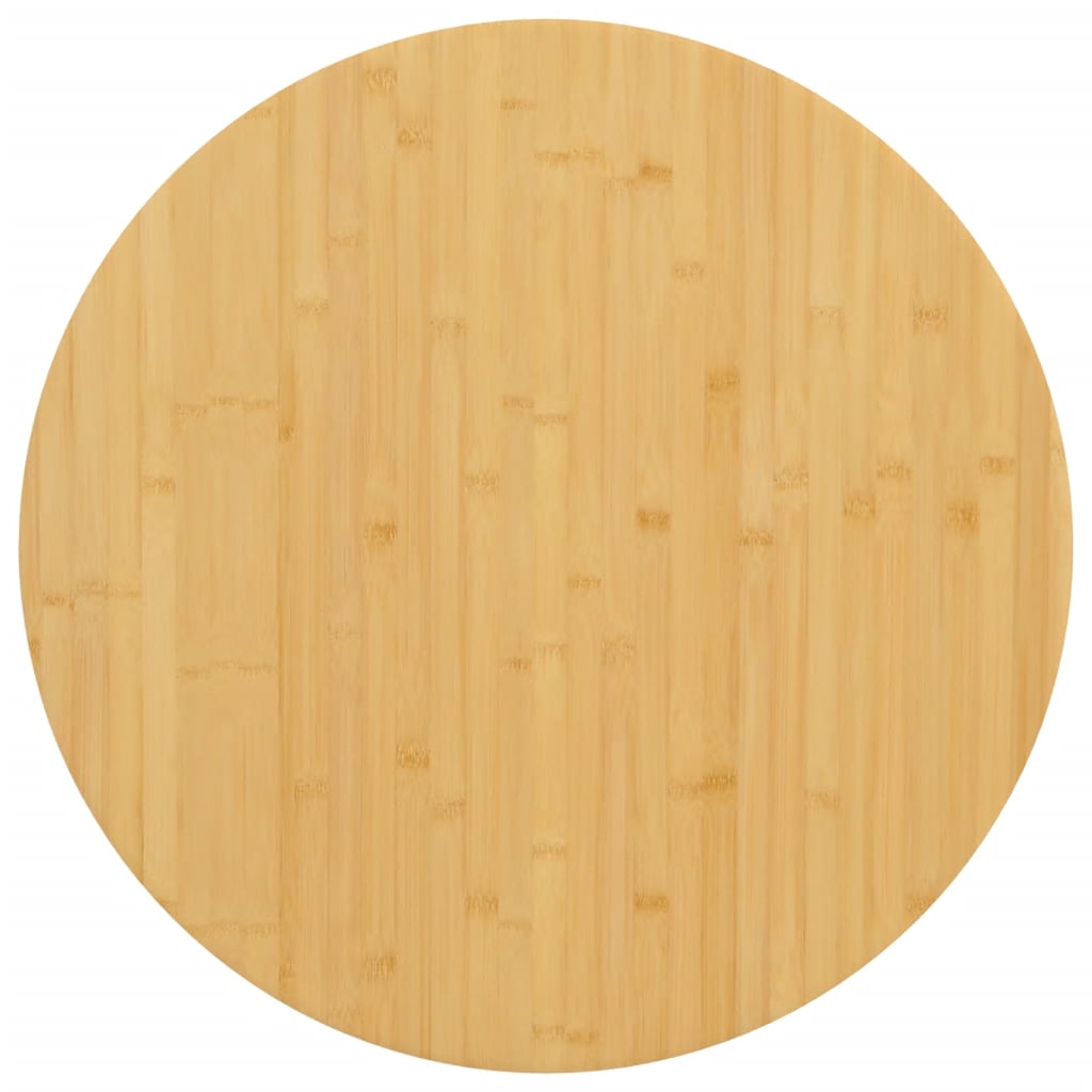 Tafelblad Ø 60x2,5 cm bamboe is nu te koop bij PeponiXL, paradijselijk wonen!