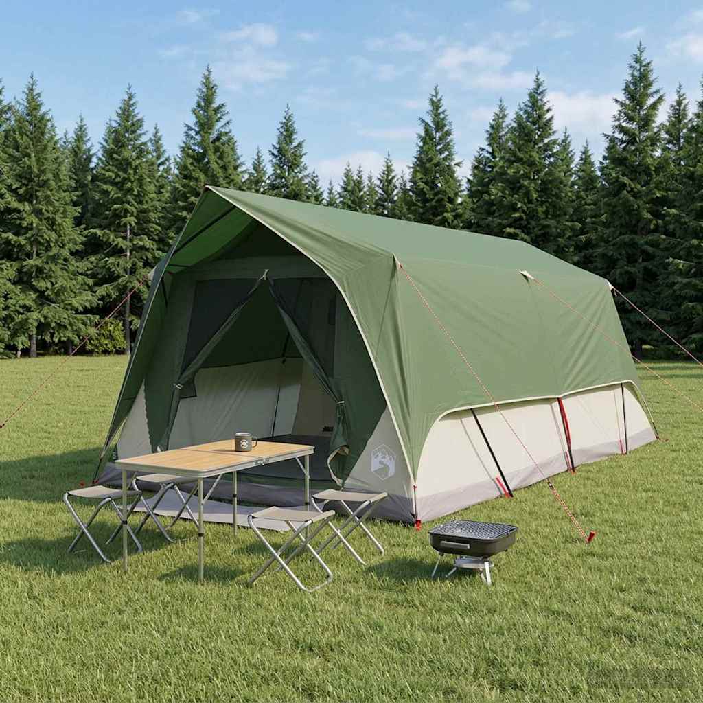 Tunneltent met dak Groen 10-persoons Polyester en staal is nu te koop bij PeponiXL, paradijselijk wonen!