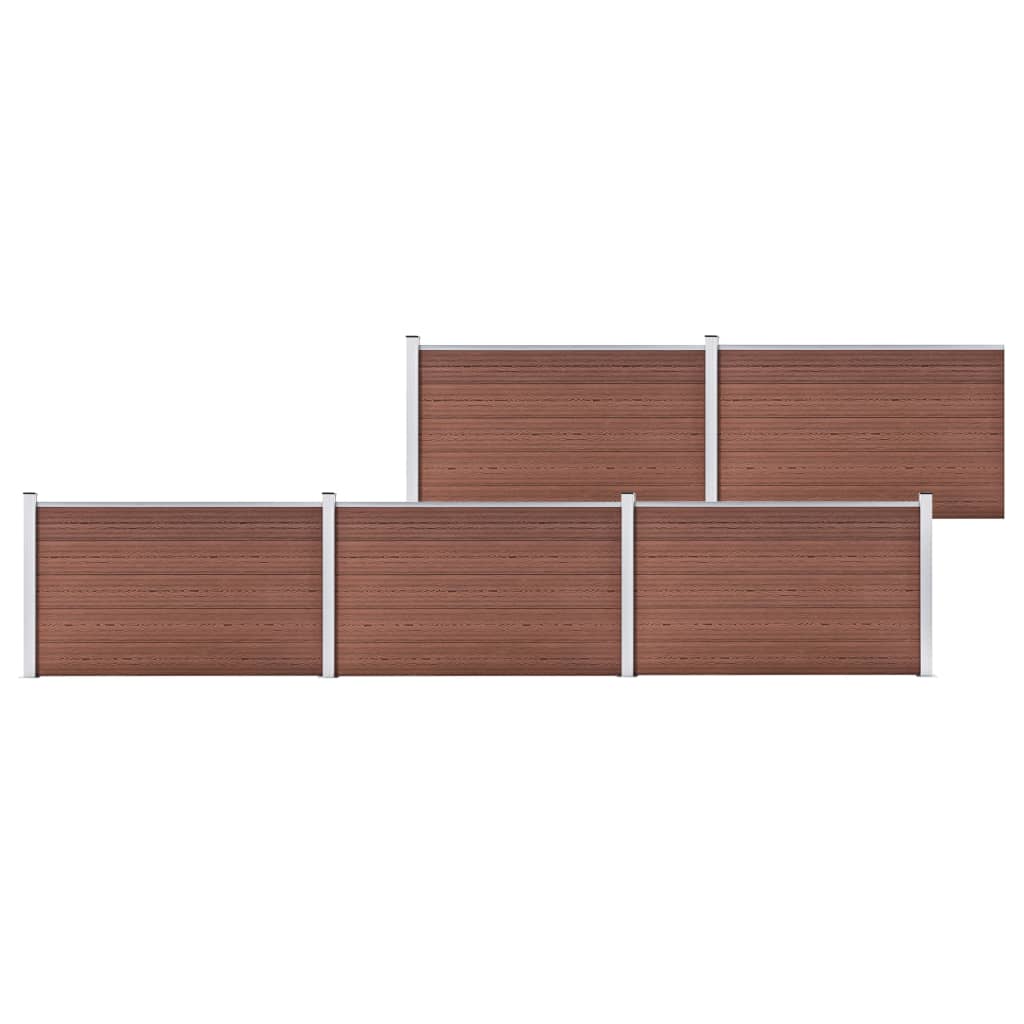 Schutting 872x106 cm HKC bruin is nu te koop bij PeponiXL, paradijselijk wonen!