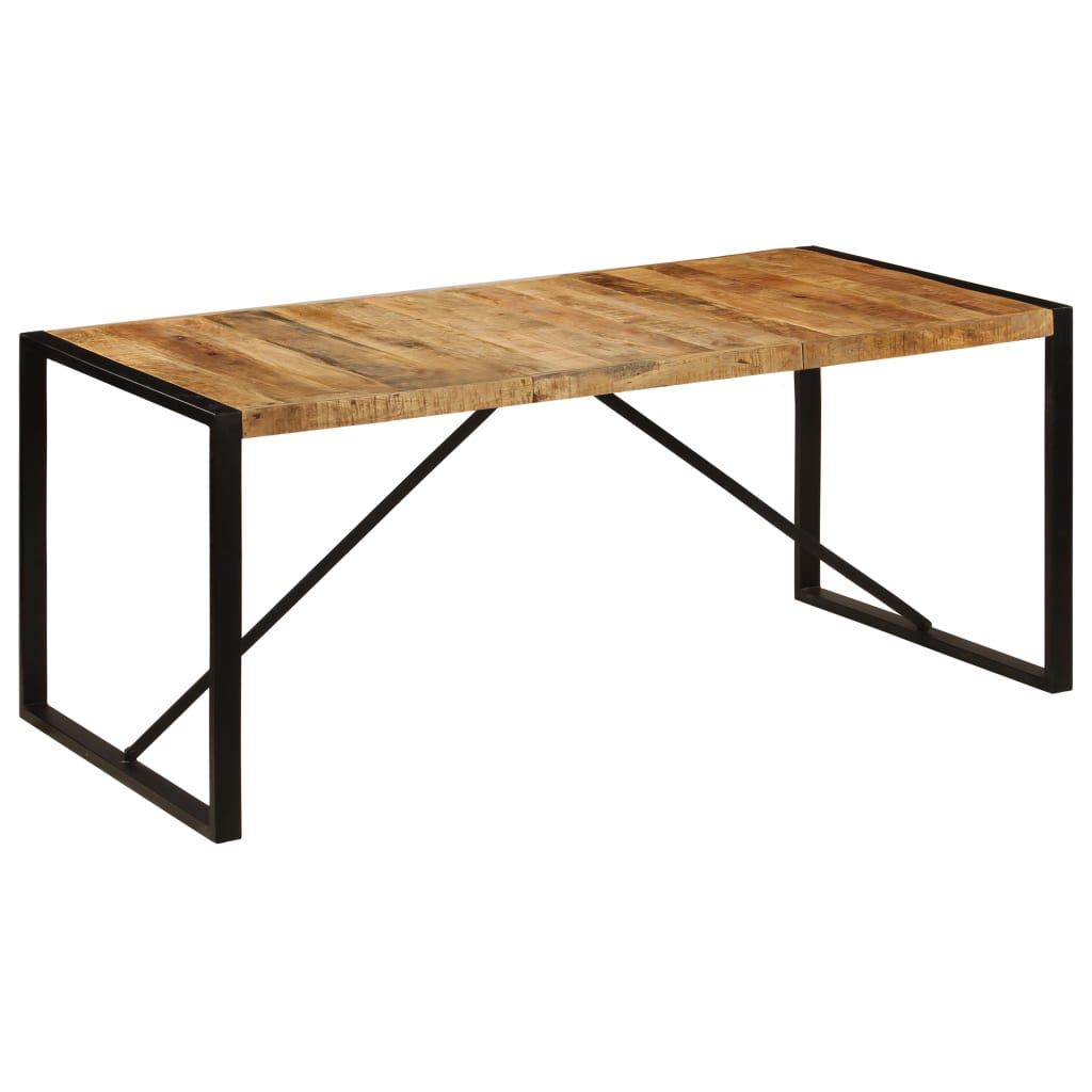 Eettafel 180x90x75 cm massief mangohout is nu te koop bij PeponiXL, paradijselijk wonen!