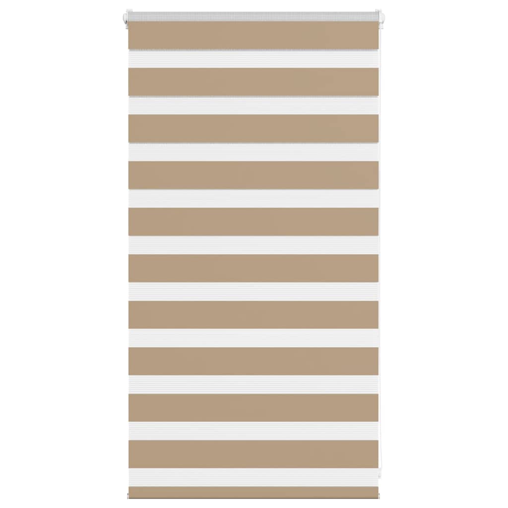 Zebra Blind 85x100 cm stofbreedte 80,9 cm polyester zandbruin is nu te koop bij PeponiXL, paradijselijk wonen!