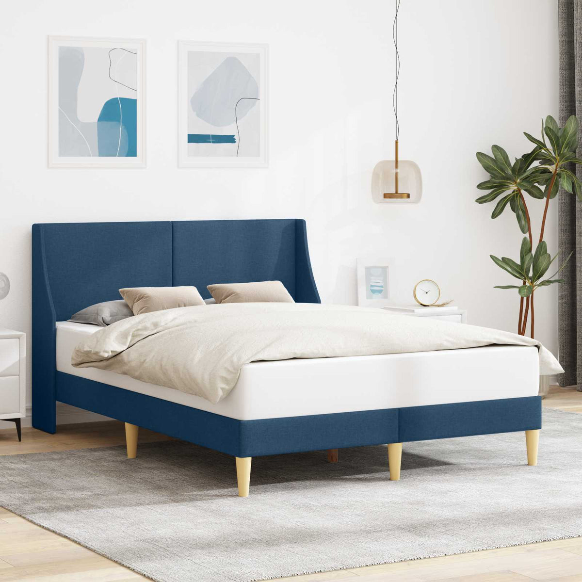 Bedframe met hoofdeinde aansluitplaat is nu te koop bij PeponiXL, paradijselijk wonen!