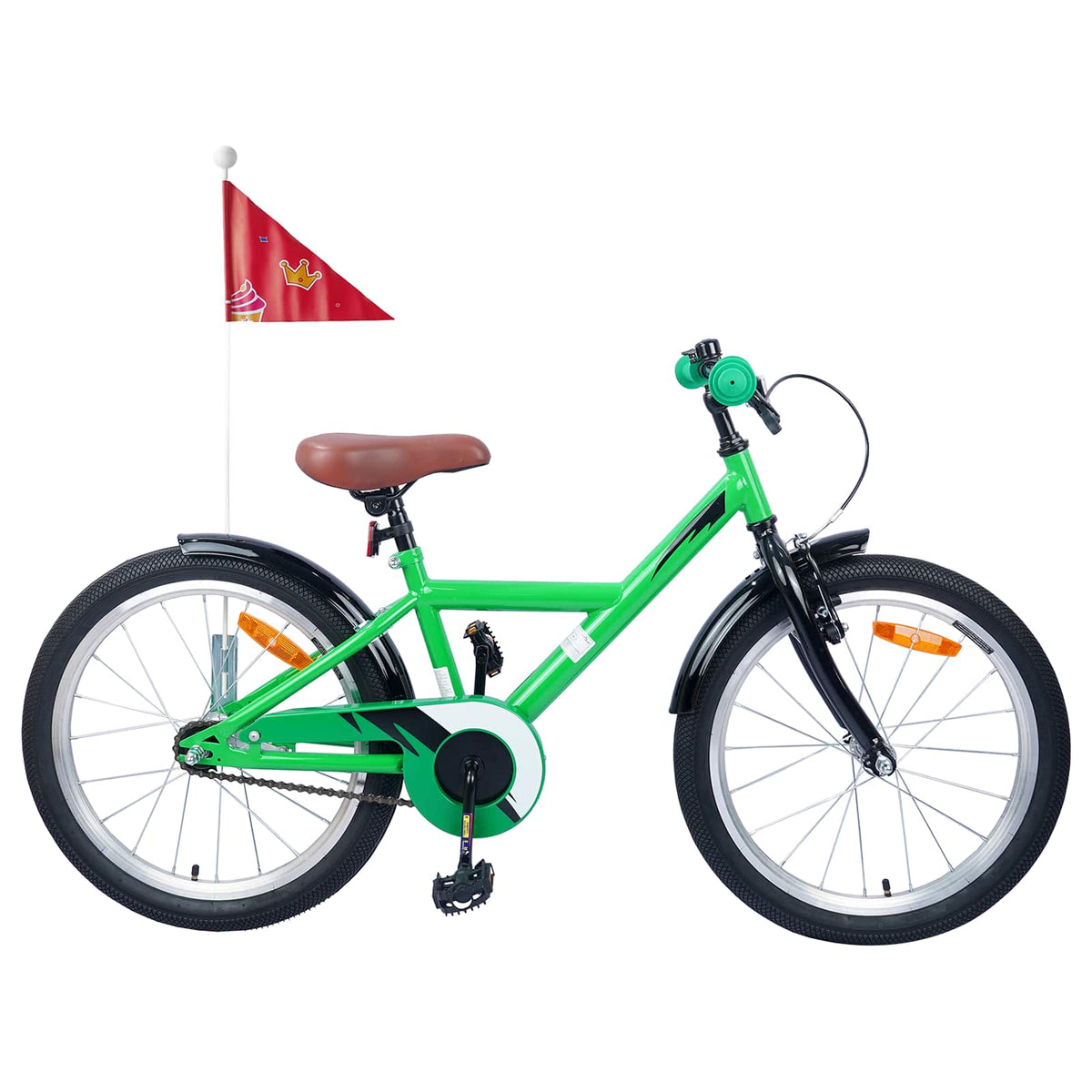Kinderfiets 20 Inch voor 6-11 jaar oud Groen is nu te koop bij PeponiXL, paradijselijk wonen!