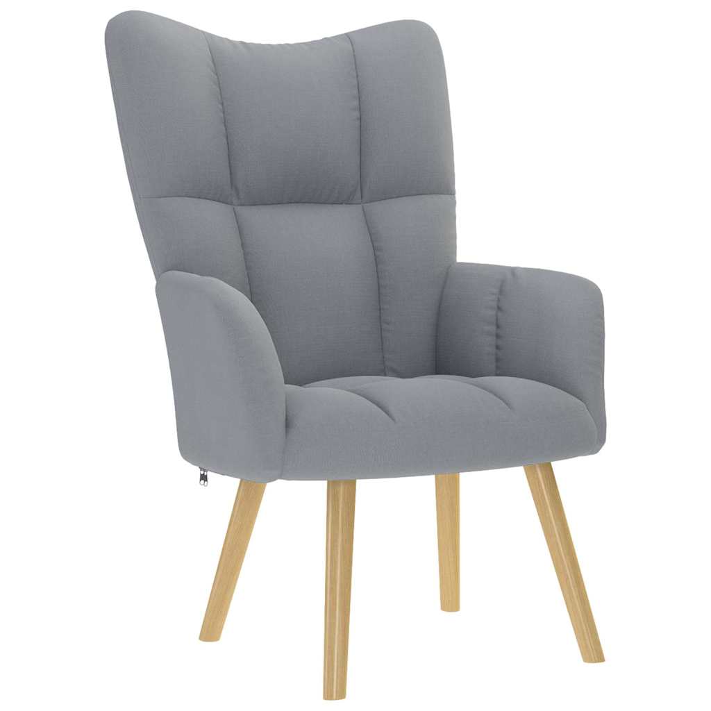 Relaxstoel stof lichtgrijs is nu te koop bij PeponiXL, paradijselijk wonen!