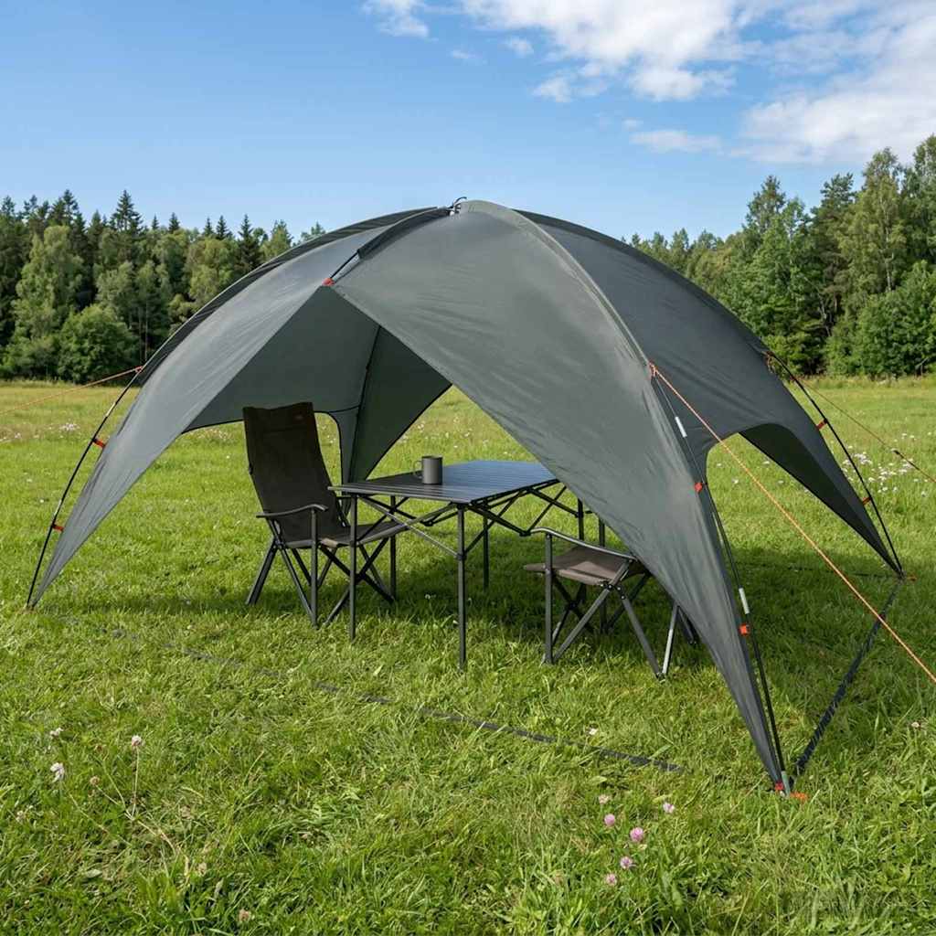 Camping Tent met Regenhoes Waterdicht Koepel Legergroen is nu te koop bij PeponiXL, paradijselijk wonen!