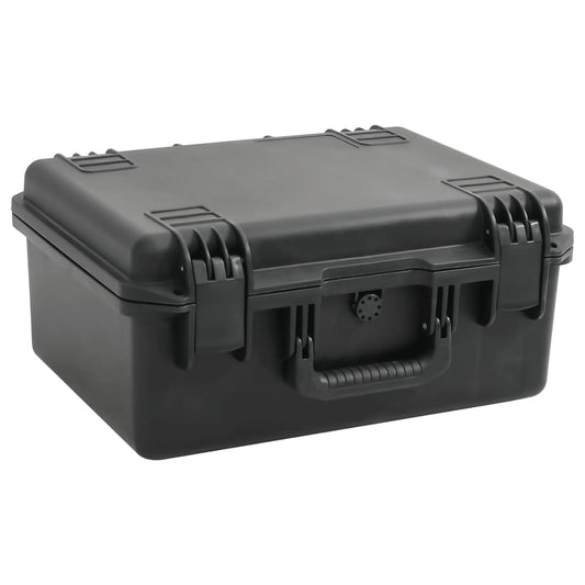Flightcase draagbaar 49x38x23 cm PP zwart is nu te koop bij PeponiXL, paradijselijk wonen!