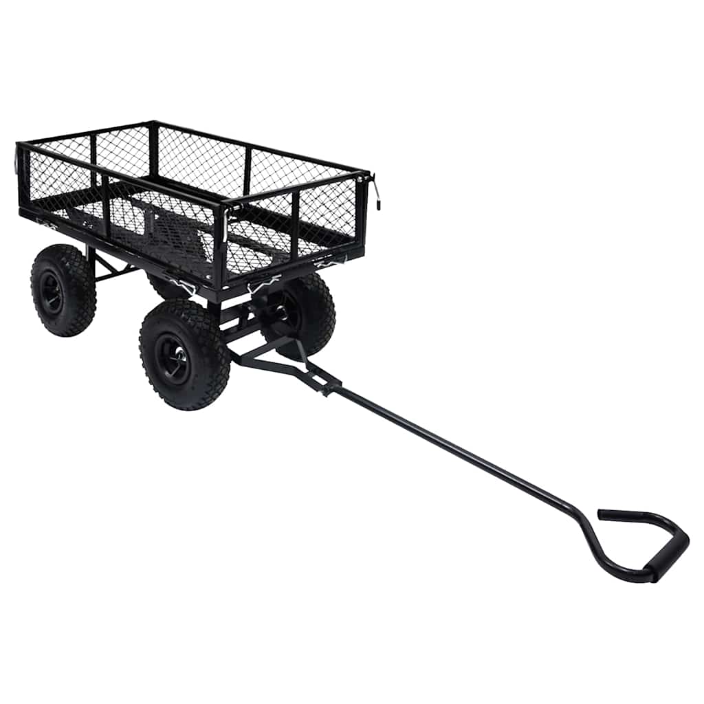 Tuinwagen 250 kg zwart is nu te koop bij PeponiXL, paradijselijk wonen!