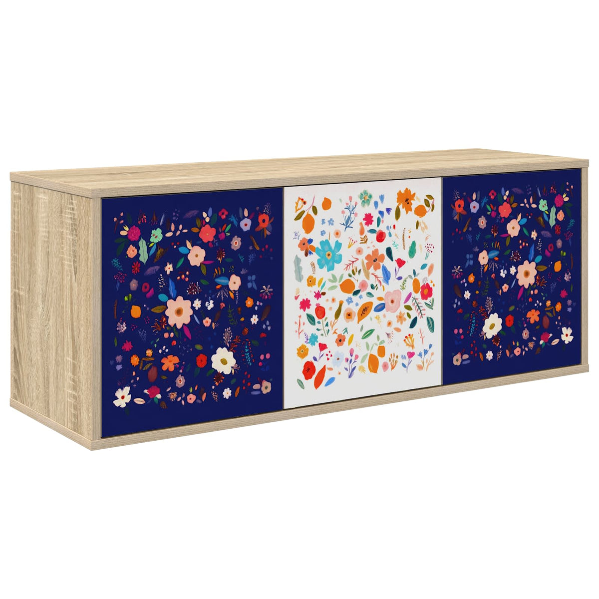 Wandgemonteerd tv-meubel MAINZ 102 x 33 x 40 cm Sonoma Eiken is nu te koop bij PeponiXL, paradijselijk wonen!