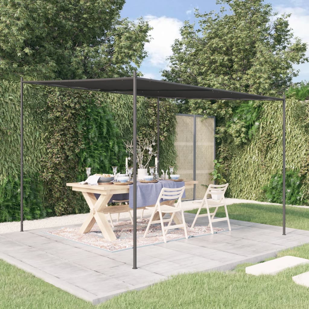 Prieel 3x3 m 180 g/m² stof en staal antracietkleurig is nu te koop bij PeponiXL, paradijselijk wonen!