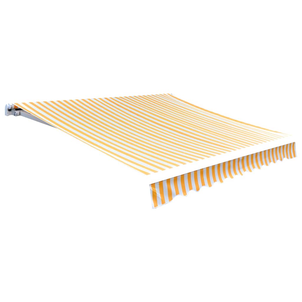 Vervangingsdoek voor luifel 3x2,5 m polyester geel en wit is nu te koop bij PeponiXL, paradijselijk wonen!