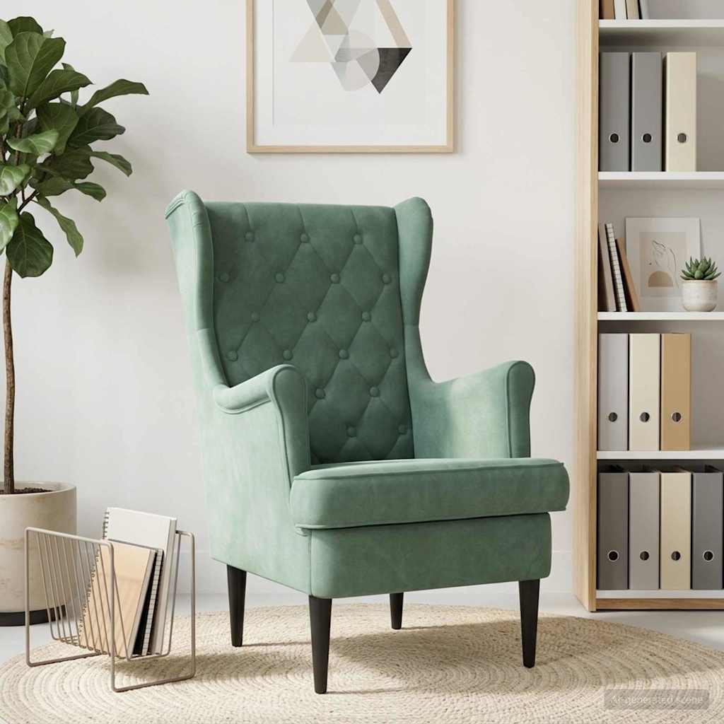 Fauteuil Zeegroen Fluweel is nu te koop bij PeponiXL, paradijselijk wonen!