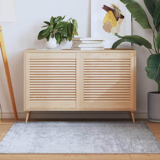 Kastdeuren met lamellen 2 st 61,5x59,4 cm massief grenenhout is nu te koop bij PeponiXL, paradijselijk wonen!