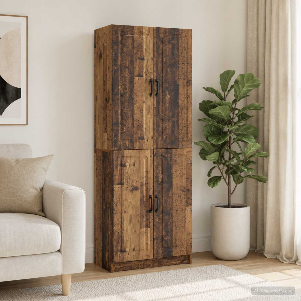 Kastenset 2 pcs Bewerkt hout is nu te koop bij PeponiXL, paradijselijk wonen!