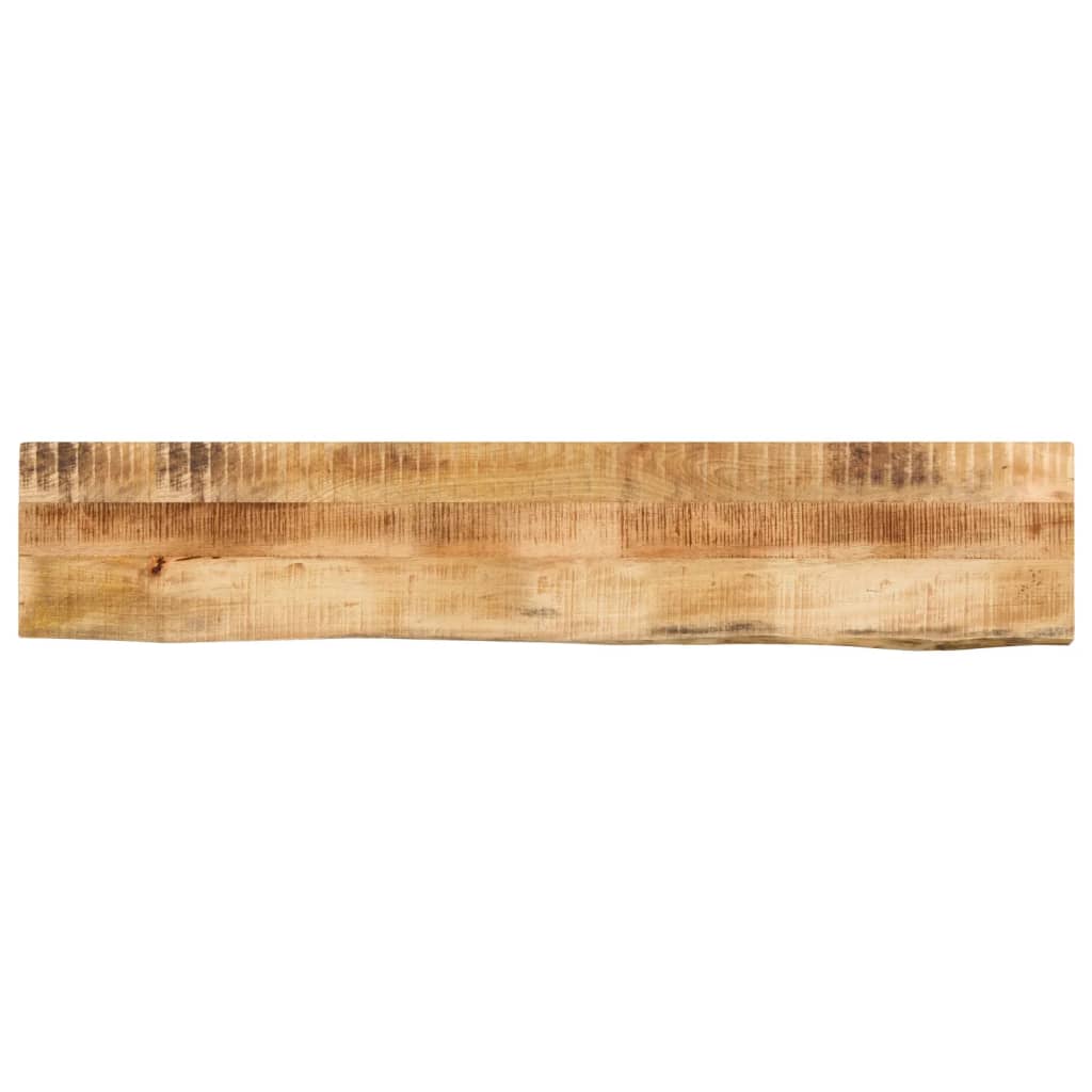 Tafelblad met natuurlijke rand 140x20x2,5 cm massief mangohout is nu te koop bij PeponiXL, paradijselijk wonen!
