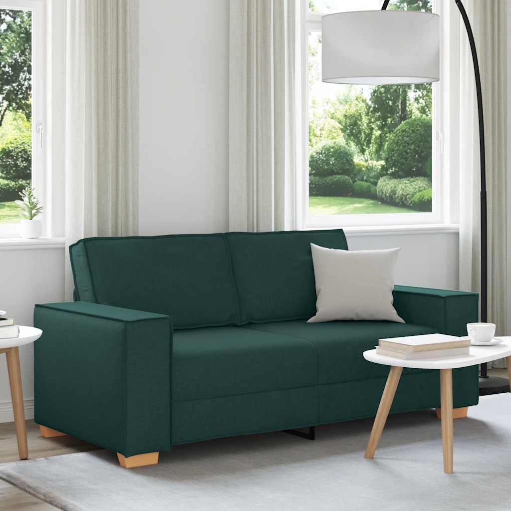 2-zitsbank Donkergroen 180x78x84 cm Stof is nu te koop bij PeponiXL, paradijselijk wonen!