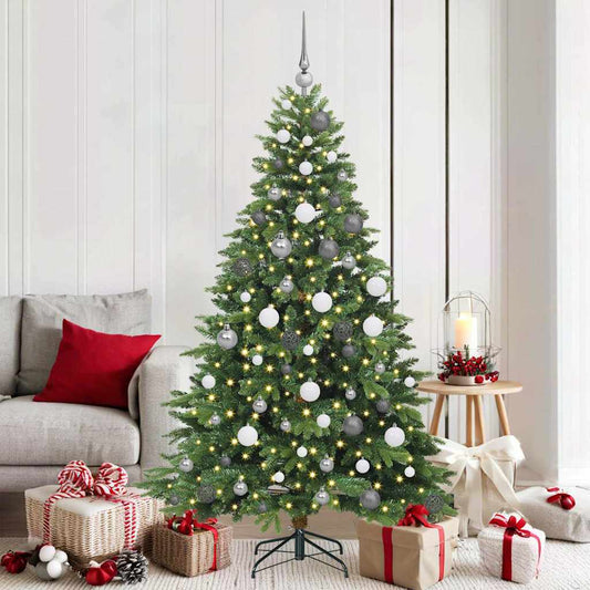 Kunstkerstboom met 300 LED met standaard Groen 180 cm PE en PVC is nu te koop bij PeponiXL, paradijselijk wonen!