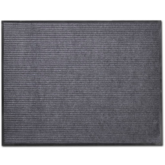 Deurmat 90x150 cm PVC grijs is nu te koop bij PeponiXL, paradijselijk wonen!