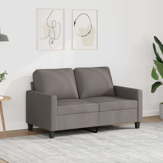 Tweezitsbank 120 cm stof taupe is nu te koop bij PeponiXL, paradijselijk wonen!