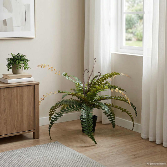 Kunstmatige Varenboom Groen 58 x 13 x 60 cm Stof en PE is nu te koop bij PeponiXL, paradijselijk wonen!