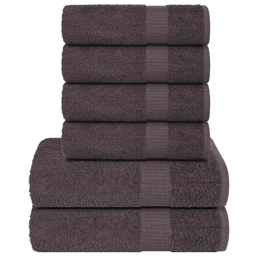 6-delige Handdoekenset FROGN 360 g/m² antraciet is nu te koop bij PeponiXL, paradijselijk wonen!