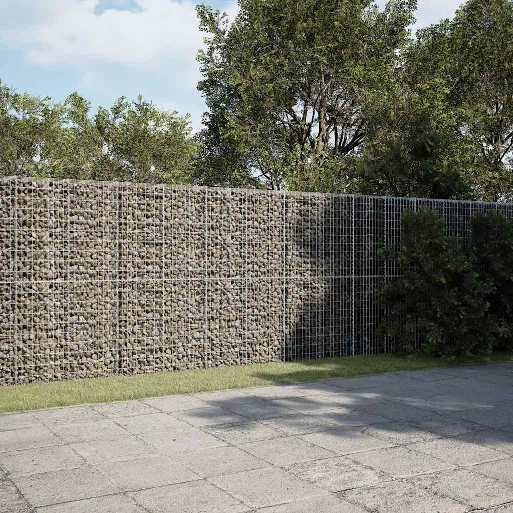 Schanskorf 900x50x200 cm gegalvaniseerd ijzer zilverkleurig is nu te koop bij PeponiXL, paradijselijk wonen!