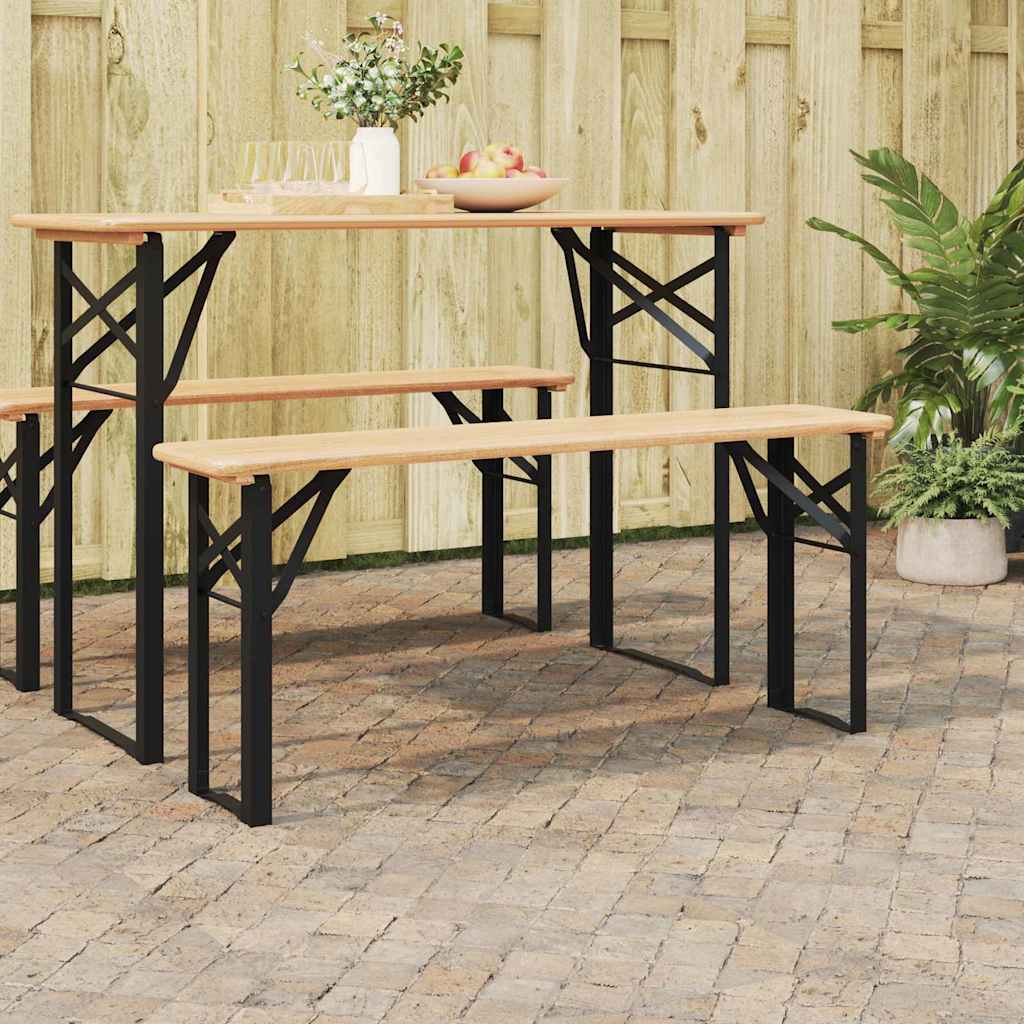 Bierbank Poten Zwart Gepoedercoat staal is nu te koop bij PeponiXL, paradijselijk wonen!