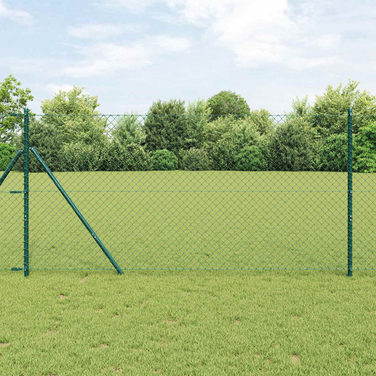 Kettenschakelhek Groen is nu te koop bij PeponiXL, paradijselijk wonen!