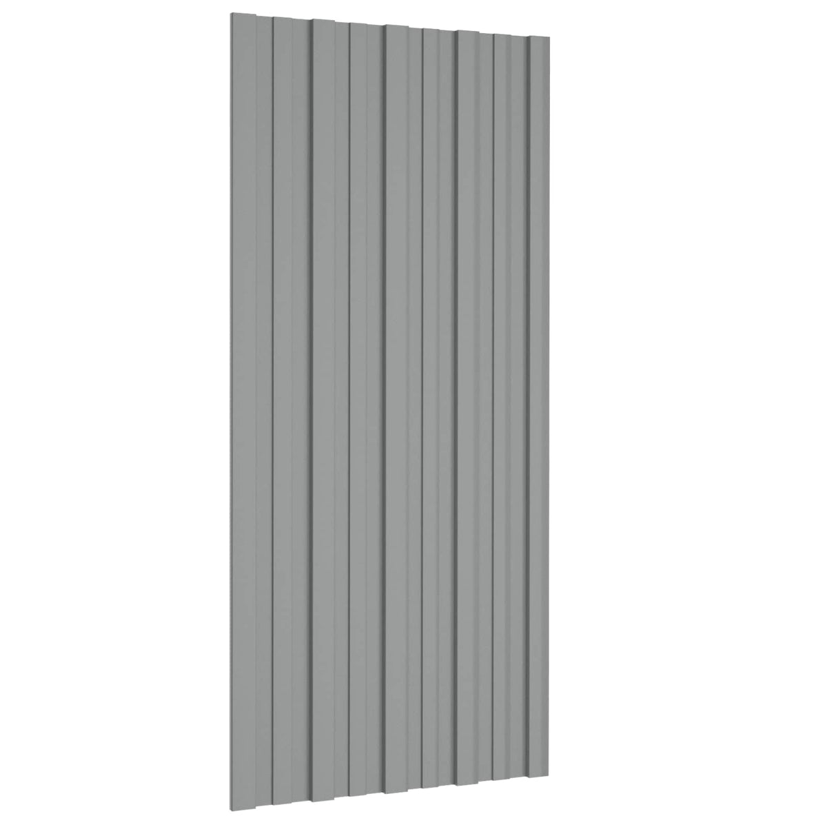 Dakpaneel 12 pcs Grijs 100 x 45 cm Gegalvaniseerd staal is nu te koop bij PeponiXL, paradijselijk wonen!