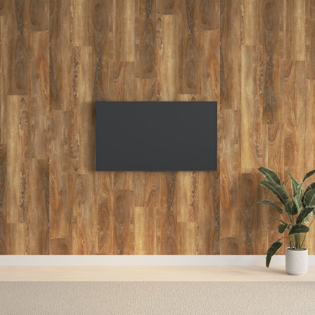 Wandpanelen houtlook 2,06 m² PVC bruin is nu te koop bij PeponiXL, paradijselijk wonen!