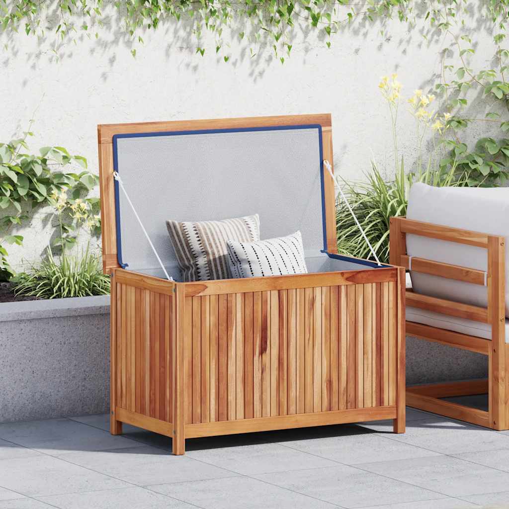 Opbergbox 90x50x58 cm massief teakhout is nu te koop bij PeponiXL, paradijselijk wonen!