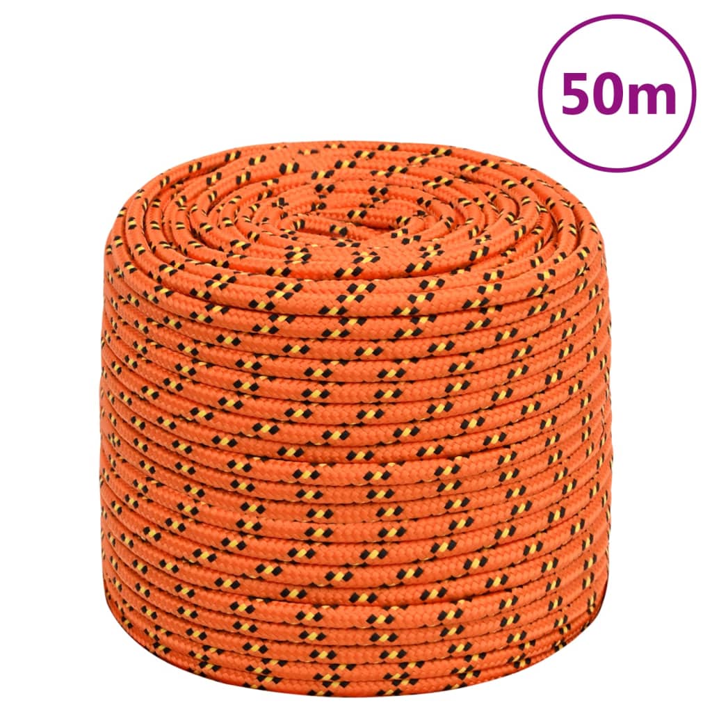 Boottouw 8 mm 50 m polypropyleen oranje is nu te koop bij PeponiXL, paradijselijk wonen!