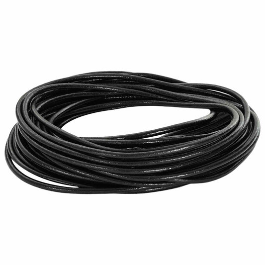 Leren Koord Zwart Ø3 mm x 50 m Leer is nu te koop bij PeponiXL, paradijselijk wonen!