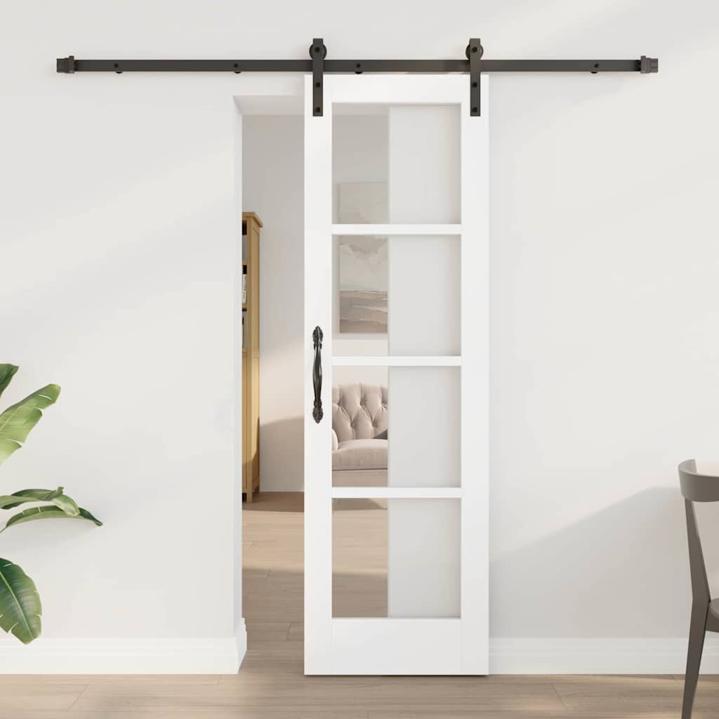 Schuifdeur ORKDAL Wit en zwart 61 x 198,5 cm is nu te koop bij PeponiXL, paradijselijk wonen!