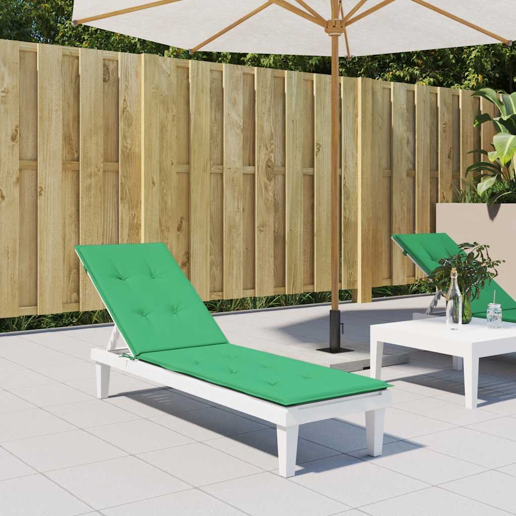 Terrasstoelkussen (75+105)x50x4 cm groen is nu te koop bij PeponiXL, paradijselijk wonen!