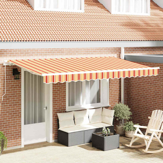 Uitschuifbare luifel Geel 400 x 200 cm Stof is nu te koop bij PeponiXL, paradijselijk wonen!