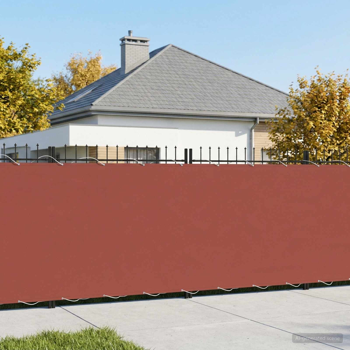 Balkon Privacy Scherm 180 x 700 cm Stof met PU-coating is nu te koop bij PeponiXL, paradijselijk wonen!