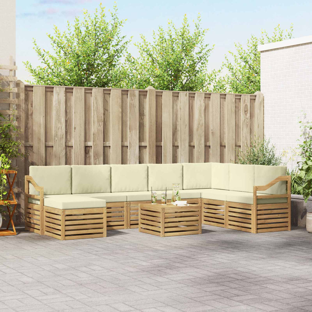 Sofa-Sets Massief Acaciahout is nu te koop bij PeponiXL, paradijselijk wonen!