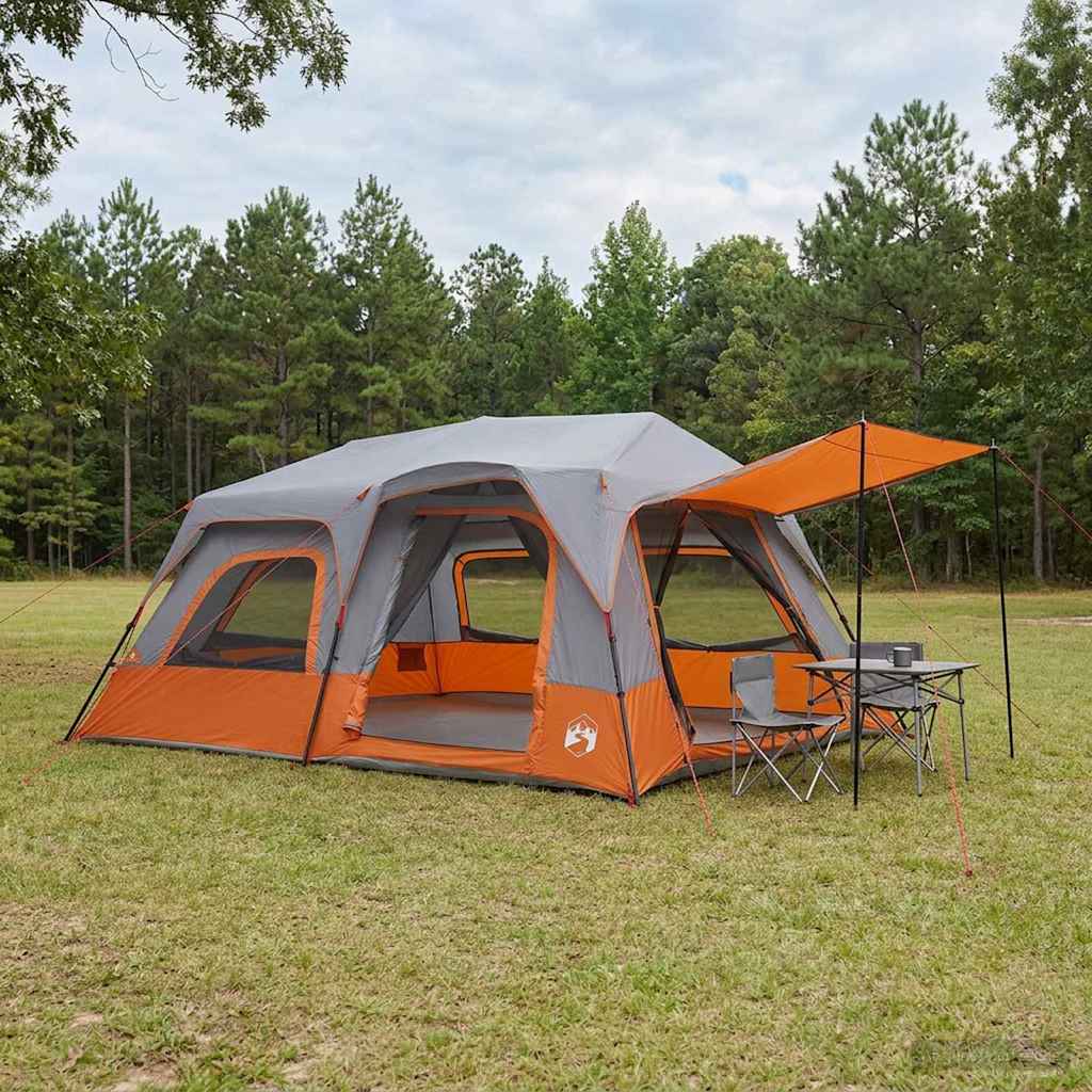 Directe Tent Grijs en Oranje 10-persoons is nu te koop bij PeponiXL, paradijselijk wonen!